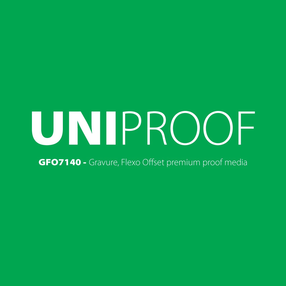 UNIPROOF Offset Proof Paper GF7200 Semimatt